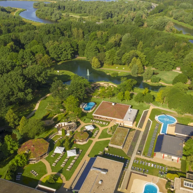 Thermen Bad Nieuweschans Tuin luchtfoto 3 1000